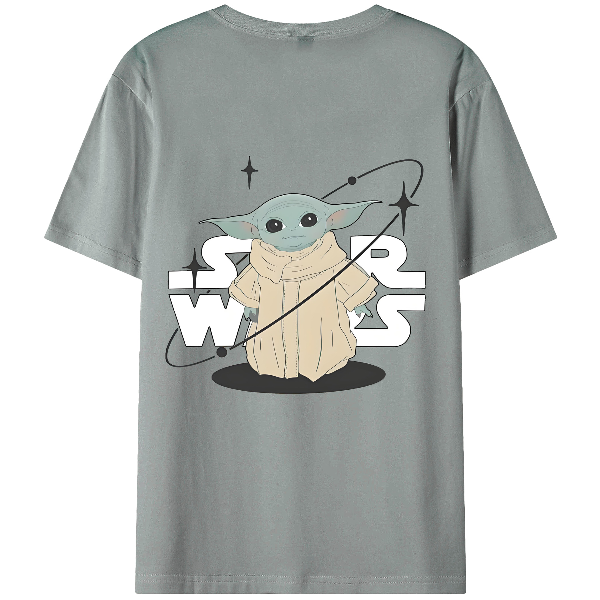 （画像用） スター・ウォーズ Star Wars 綿100％ メンズ半袖Tシャツ（バックプリント） 通気性
